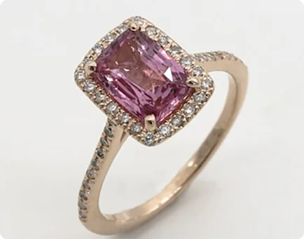 Titanium and tungsten for laser jewelry processing