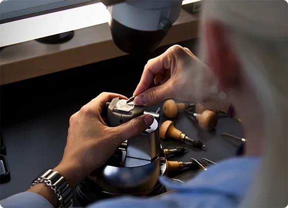 Jewelry stamping workstation with precision tools