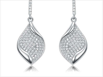 Twisted Crystal Earrings