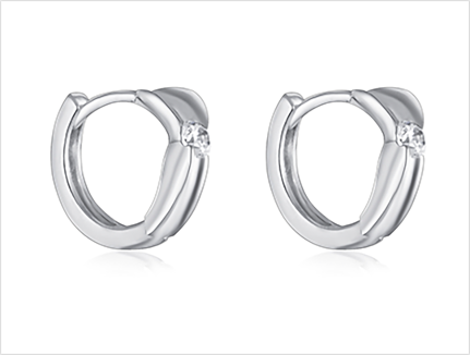 Teardrop Silver Earrings