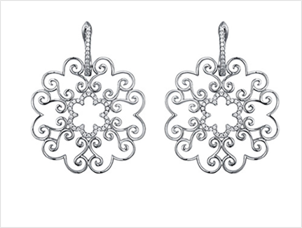 Twisted Crystal Earrings