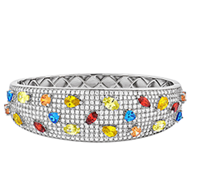 Investment and collectible gemstone bangle