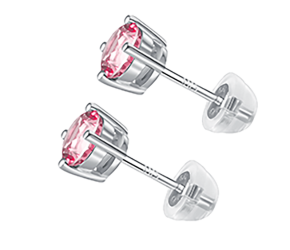 Unique natural gemstone stud earrings