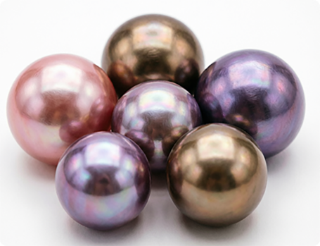 Color mixed pearl process