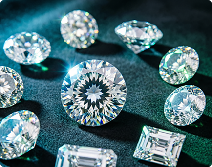 Cushion cut moissanite ring
