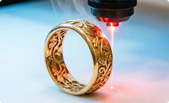 Laser engraving pendant detail