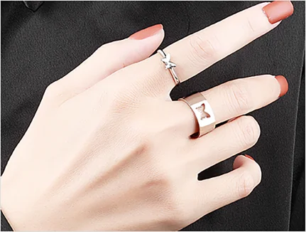 Wholesale minimalist ring jewelry set