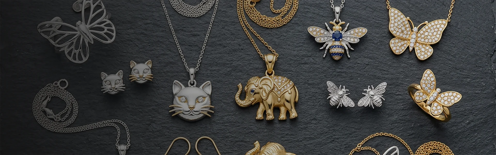 Premium animal jewelry wholesale banner